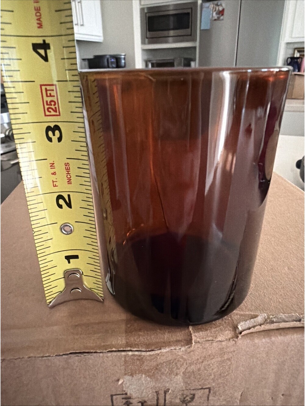 Dream Vessels Nova Amber Candle Vessels – NIB Case of 12